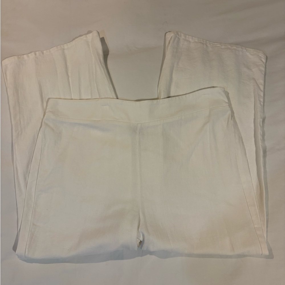 SHEIN Cream white Wide Leg Pants